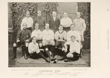 Die Corinthians Fußballmannschaft, aus Berühmte Fußballer, 1895